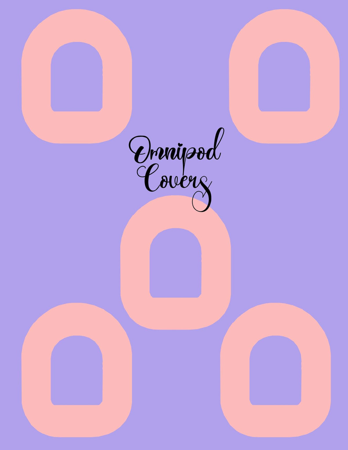 Omnipod Cover Barbie Inspired Light Pink Style Pack of 5