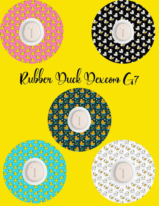 Rubber Duck Dexcom G7, G6, Libre CGM Cover Patches, Pack of 5
