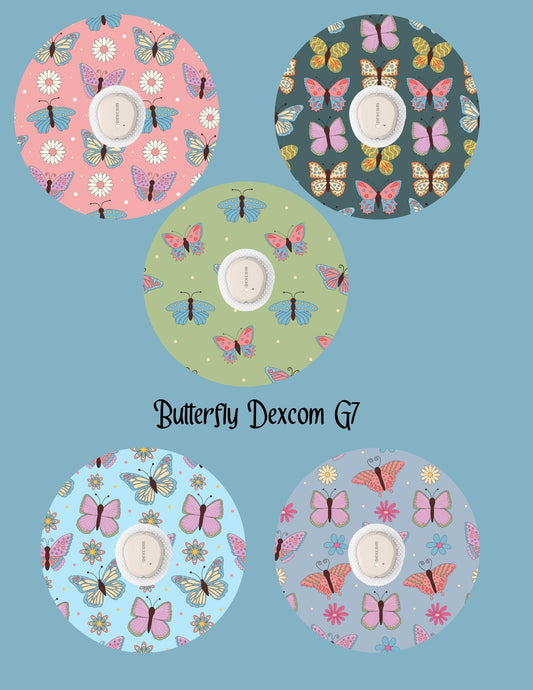 Butterfly CGM Covers: Dexcom G7 G6, Libre 2/3 Style Pack