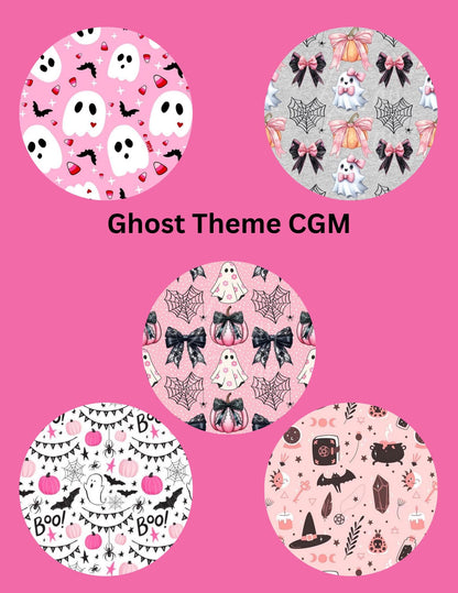 Dexcom G7 CGM Cover Patches, Ghost Theme Style, Pack of 5