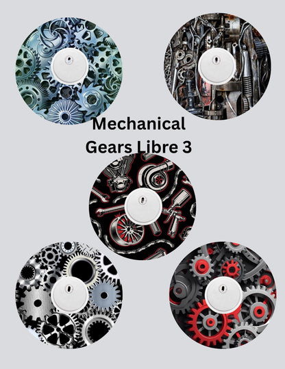Mechanical Gears CGM SuperSkin Patch, Dexcom G7, Libre, Omnipod, 5 Pack