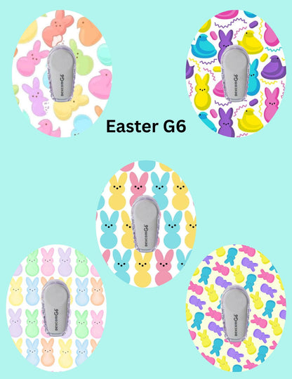 Easter CGM Patches, Dexcom G7, Libre 3, Omnipod Cover, Pack of 5