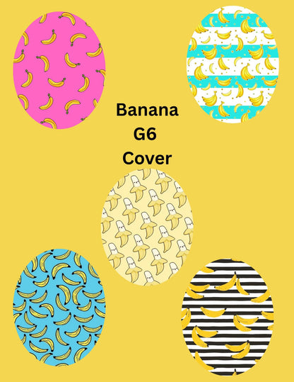 Banana CGM Cover Patches, Dexcom G7/Libre/G6, Omnipod, Pack of 5