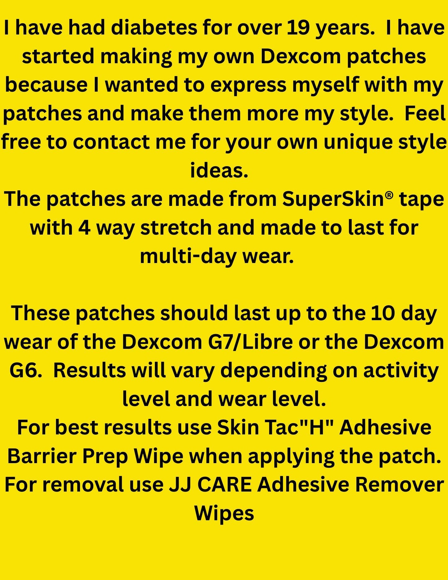 Rubber Duck Dexcom G7, G6, Libre CGM Cover Patches, Pack of 5