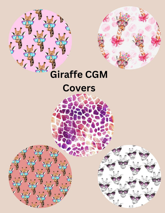 Giraffe Dexcom G7 CGM Cover Patches, Themed 5-Pack