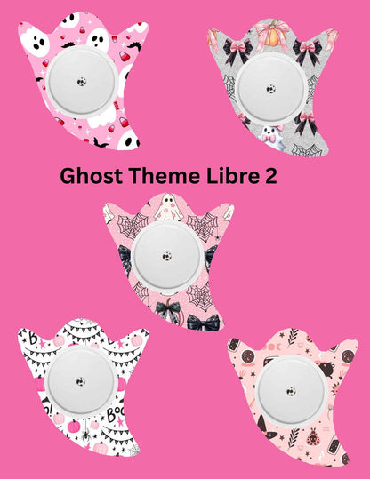 Dexcom G7 CGM Cover Patches, Ghost Theme Style, Pack of 5