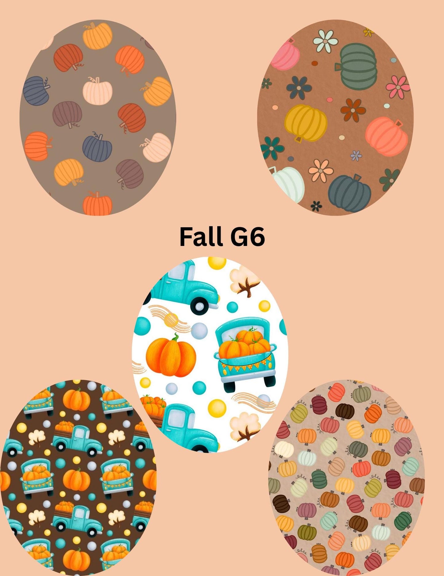 Fall CGM Patches: Dexcom G7/Libre/G6/Omnipod, Style Pack of 5