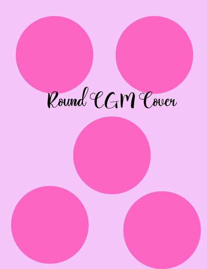 Barbie Inspired Dexcom G7/Libre CGM Cover Patches - Pink Hearts, Pack of 5