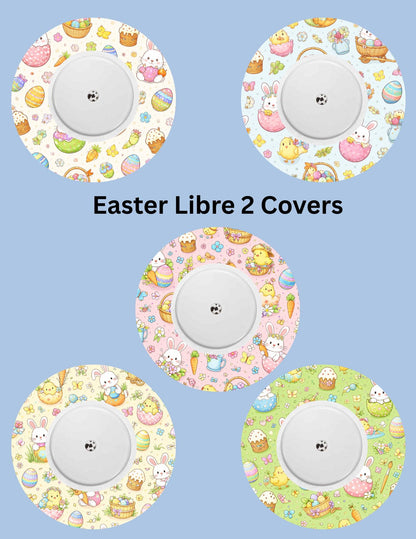 Easter Bunny Chicks CGM Patches, Dexcom G7, Libre 3, Omnipod, Pack of 5