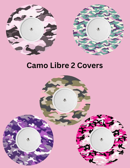 Camo Design CGM Patches, Dexcom G7, Libre 3, Omnipod Cover, Pack of 5