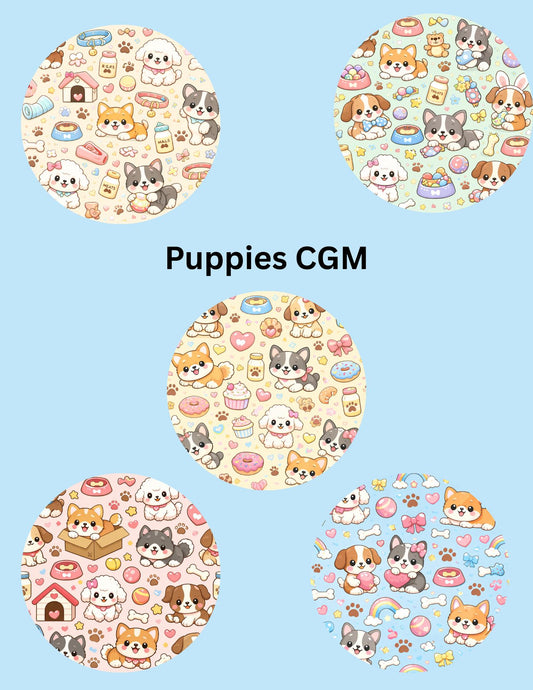 Puppies CGM Patches, Dexcom G7, Libre 3, Omnipod, Pack of 5