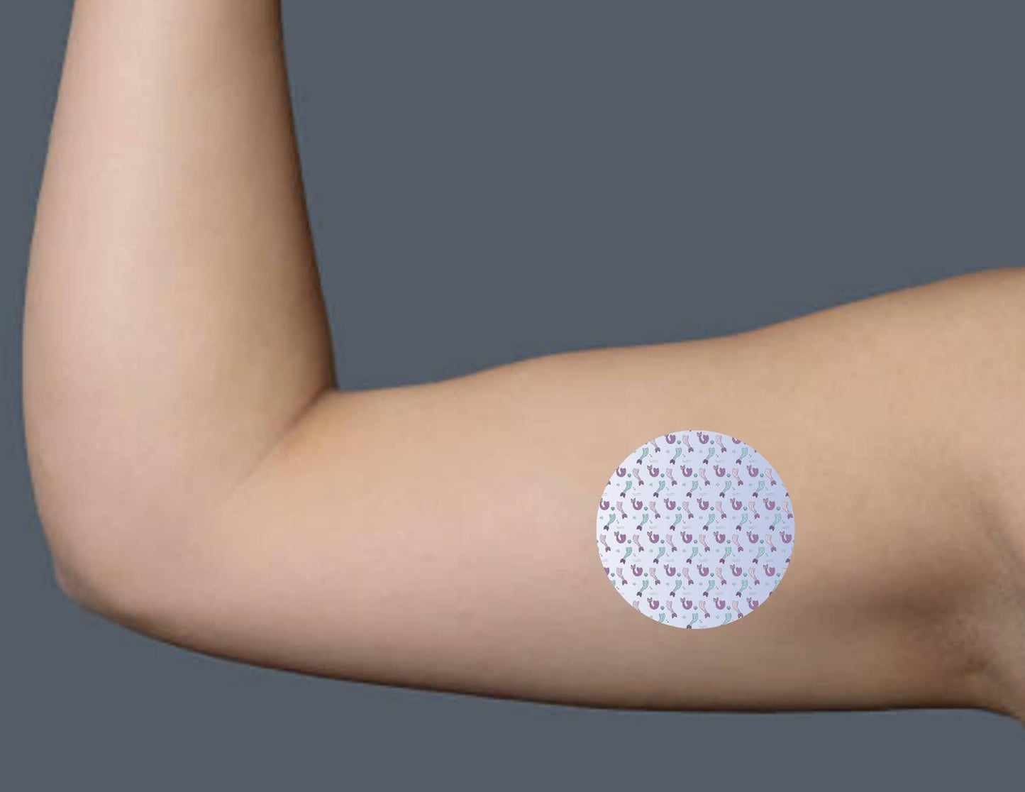 Animal Print CGM Cover Patches for Dexcom G7/Libre - 5 Pack