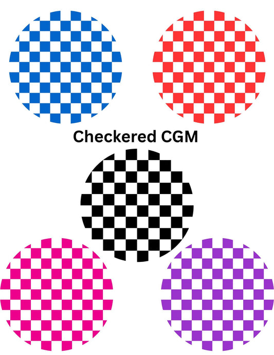 Checkered CGM Patches, Dexcom G7, G6, Libre, Omnipod, 5-Pack