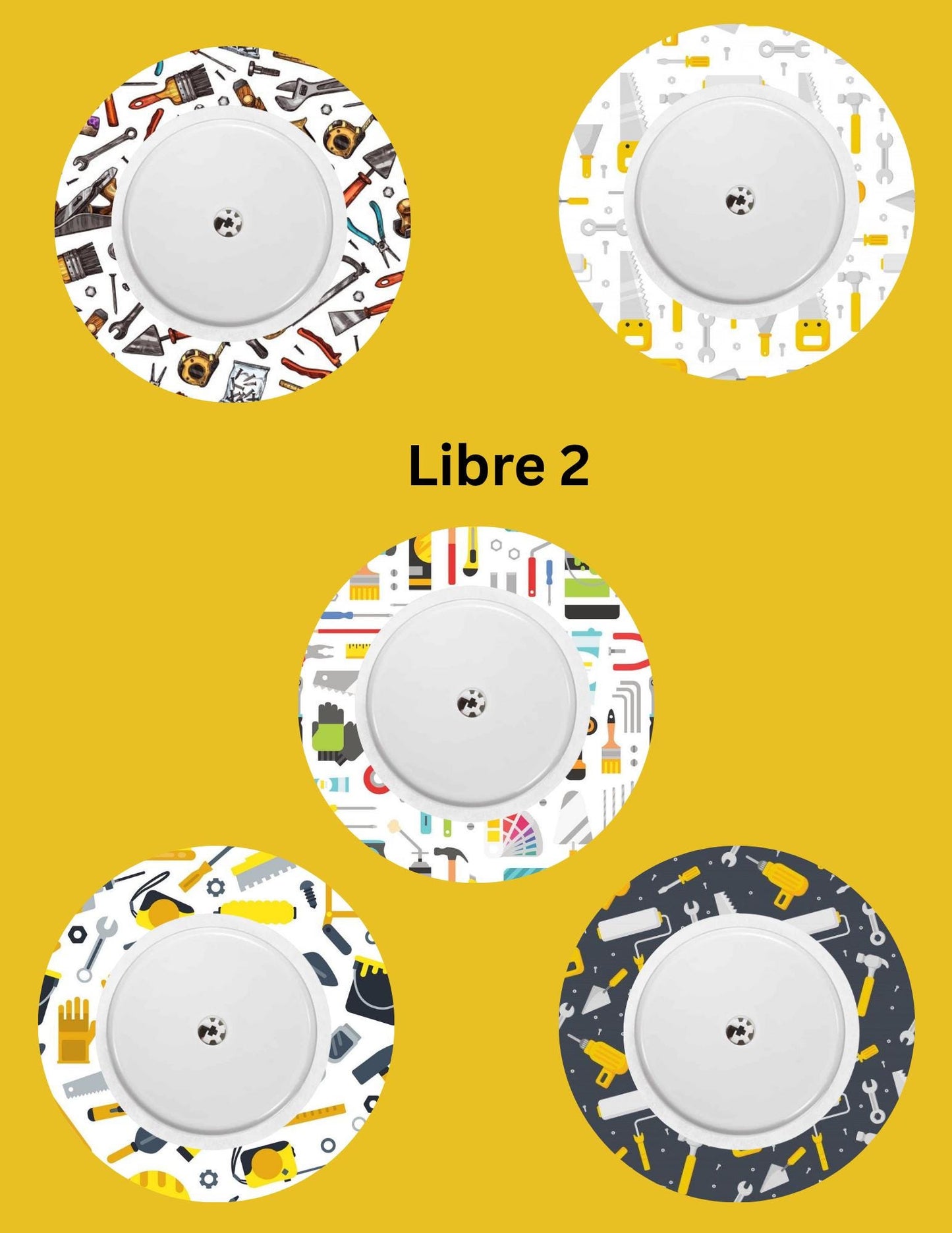 Tools Print CGM SuperSkin Patches, Dexcom G7, Libre 3, Libre 2, 5 Pack