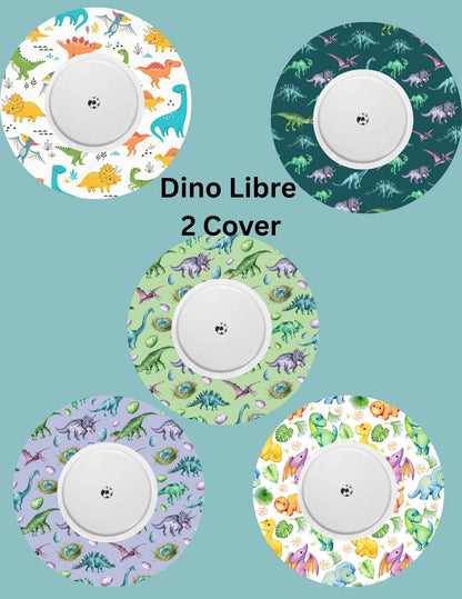 Dinosaur CGM Cover Patches, Dexcom G7/Libre/G6, Omnipod, Style Pack of 5
