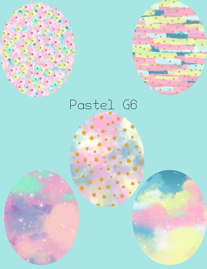 Pastel Dexcom G7/Libre CGM Covers, Style Pack of 5