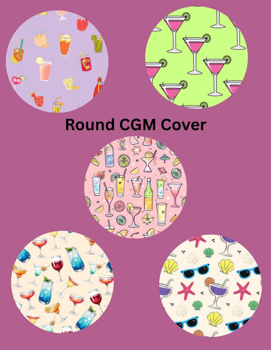 Summer Cocktails CGM Stickers, Dexcom G7, Libre 2/3, Style Pack