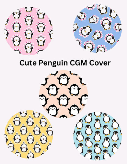 Pastel Penguin CGM Cover: Dexcom, Libre, Omnipod - 5 Pack