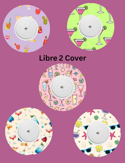 Summer Cocktails CGM Stickers, Dexcom G7, Libre 2/3, Style Pack
