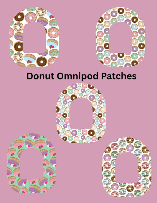 Omnipod Cover Donut Theme Style Pack of 5