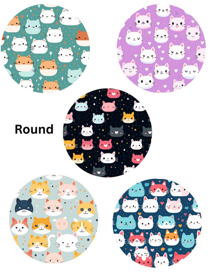 Cat Face Dexcom G7 CGM Patches, Style Pack