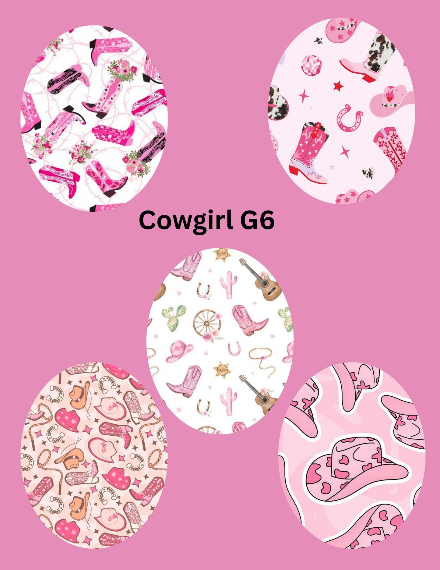 Cowgirl Dexcom G7 CGM Cover Patches, 5-Pack