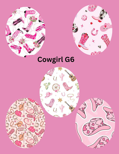 Cowgirl Dexcom G7 CGM Cover Patches, 5-Pack