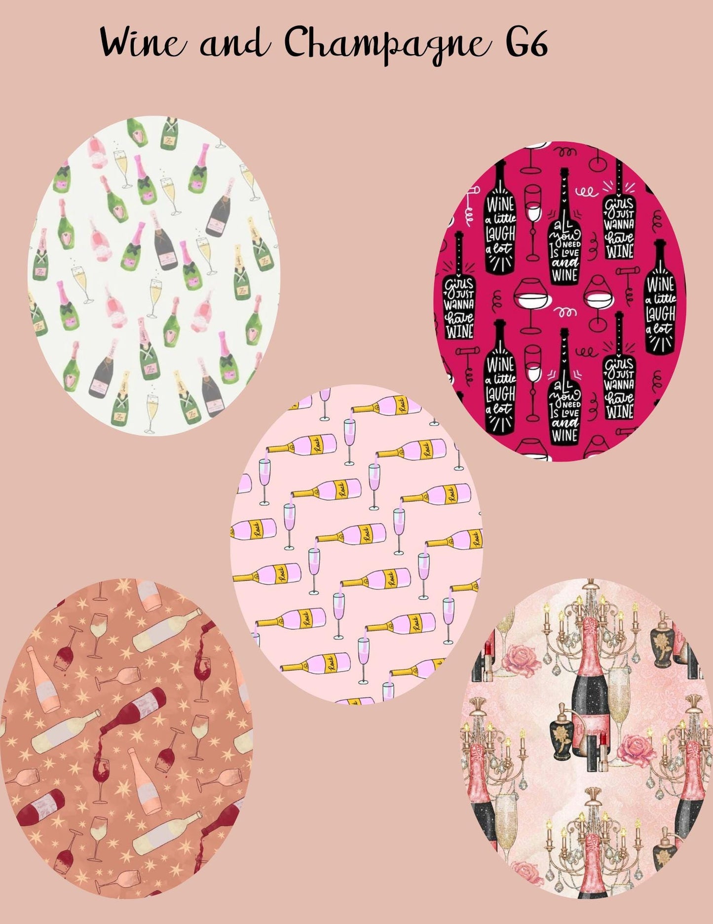 Wine & Champagne Dexcom/Libre Sensor Covers, CGM Adhesive Patches (Set of 5)