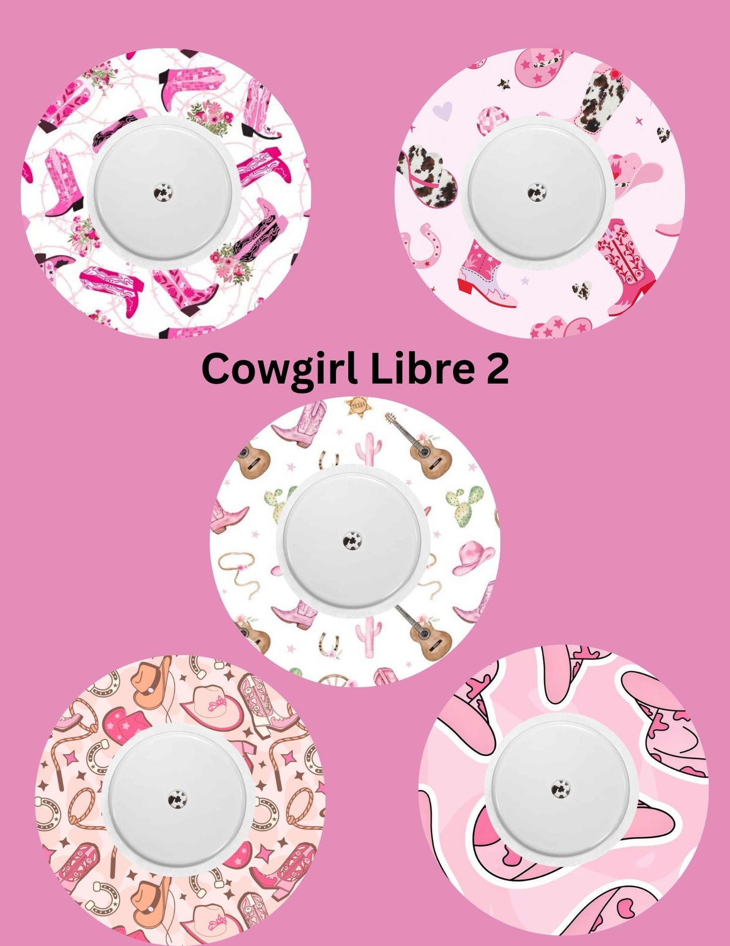 Cowgirl Dexcom G7 CGM Cover Patches, 5-Pack