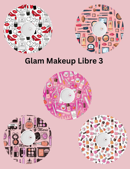 Glam Makeup CGM Patches, Dexcom G7, Libre 3, Omnipod Cover, Pack of 5