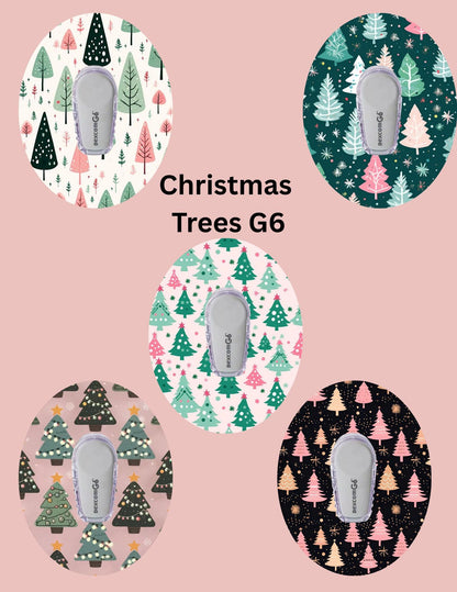 Christmas Tree Dexcom G7 CGM Patches, Themed 5 Pack
