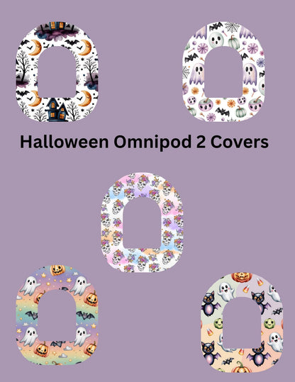 Halloween CGM/Omnipod Cover Patches, Style 5-Pack