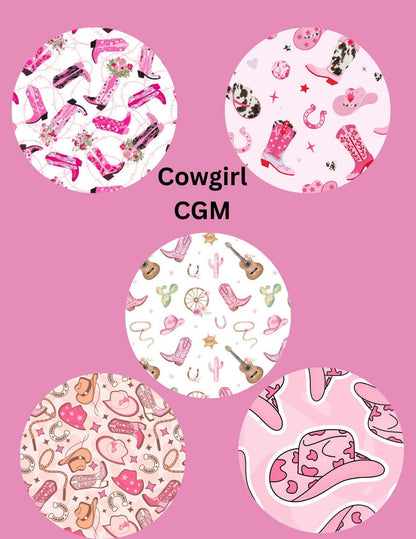 Cowgirl Dexcom G7 CGM Cover Patches, 5-Pack