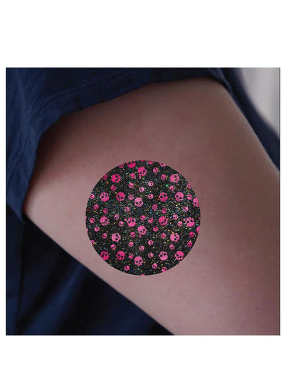 Gothic Pink & Black CGM Covers, Dexcom G7, Libre 3, Libre 2, Style Pack