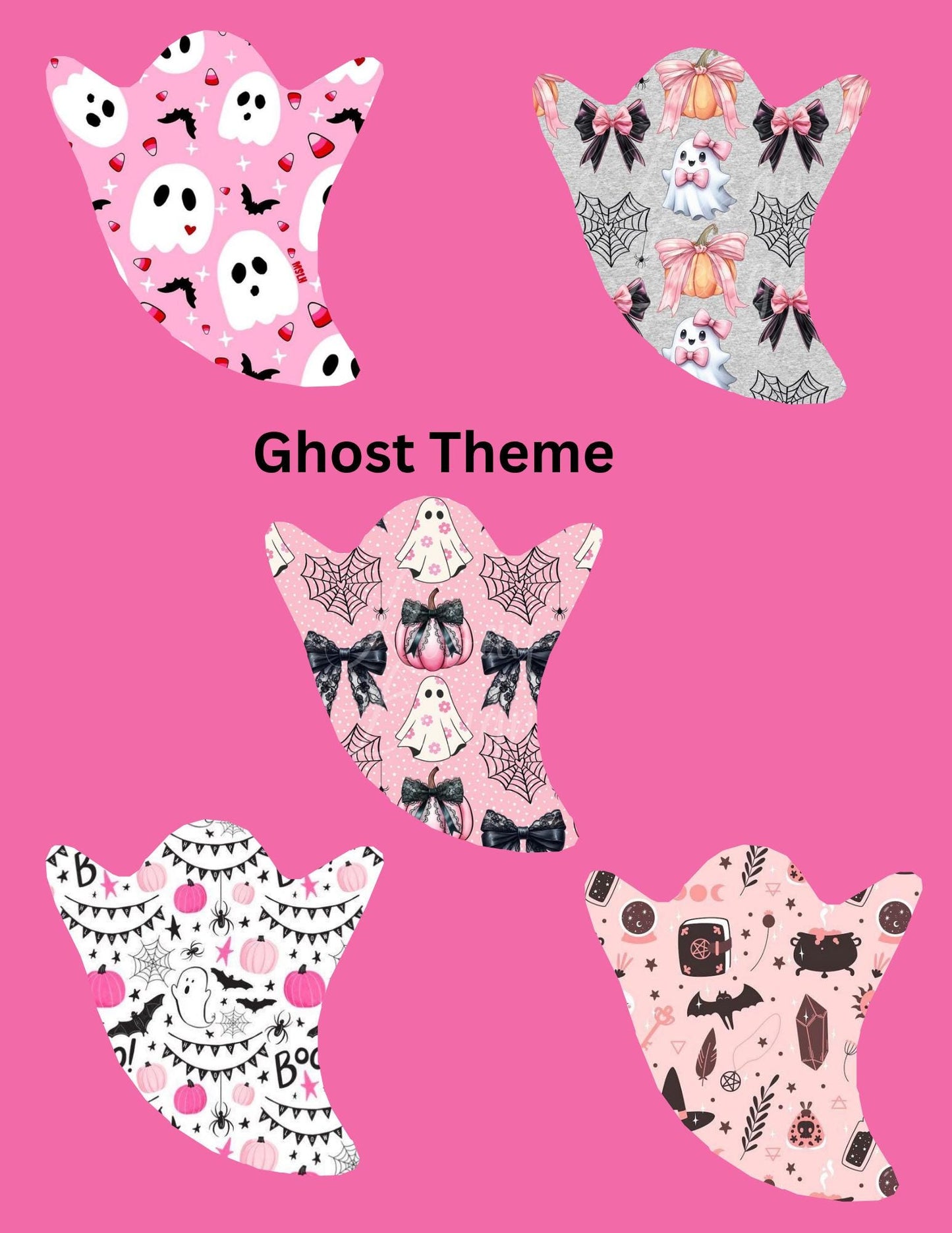 Dexcom G7 CGM Cover Patches, Ghost Theme Style, Pack of 5