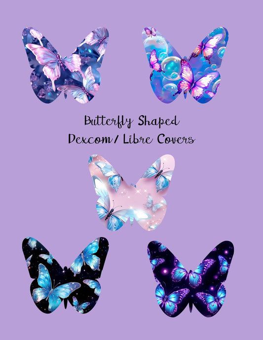 Omnipod Cover Butterfly Theme Style Pack of 5