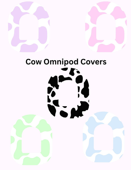 Omnipod Cover Cow Print Theme Style Pack of 5