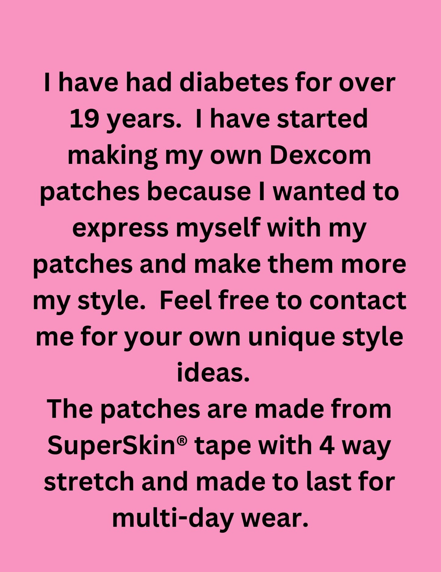 Gothic Pink & Black CGM Covers, Dexcom G7, Libre 3, Libre 2, Style Pack