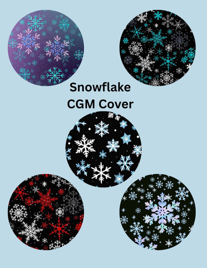 Snowflake CGM Cover Patches, Variety Pack of 5