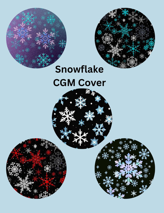 Snowflake CGM Cover Patches, Variety Pack of 5