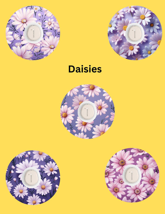 Daisy CGM Stickers, Dexcom G7/Libre Patches, Style Pack of 5