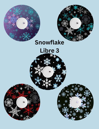Snowflake CGM Cover Patches, Variety Pack of 5
