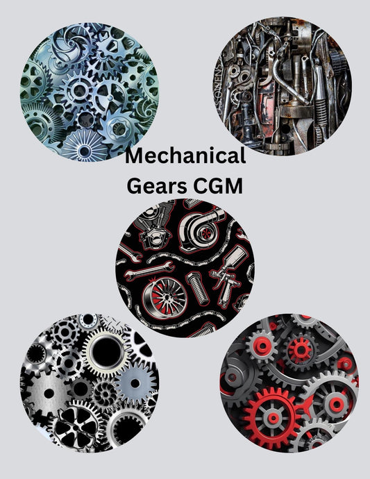 Mechanical Gears CGM SuperSkin Patch, Dexcom G7, Libre, Omnipod, 5 Pack