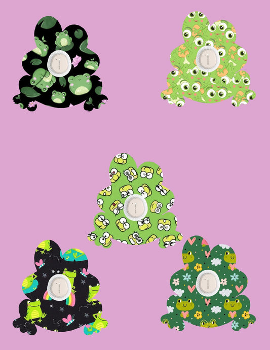 Frog Dexcom G7/Libre CGM Cover Patches, Style Pack of 5