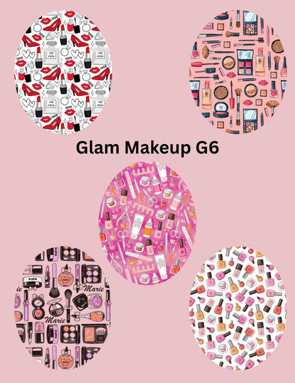 Glam Makeup CGM Patches, Dexcom G7, Libre 3, Omnipod Cover, Pack of 5
