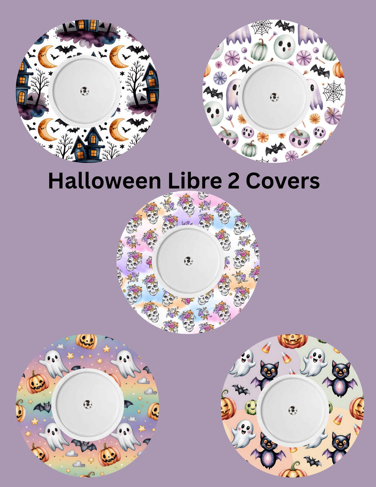 Halloween CGM/Omnipod Cover Patches, Style 5-Pack