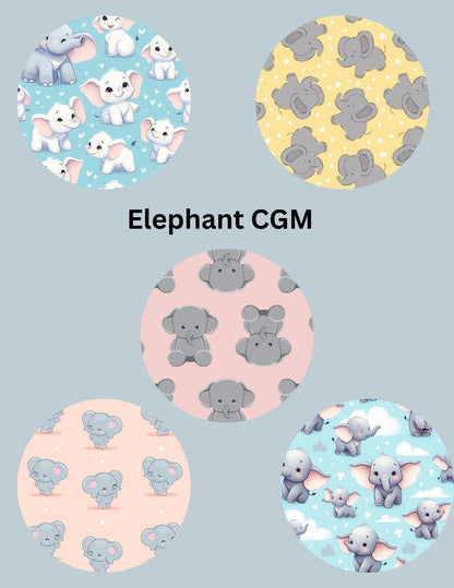 Elephant Dexcom G7, G6, Libre CGM Omnipod Cover Patches, Pack of 5