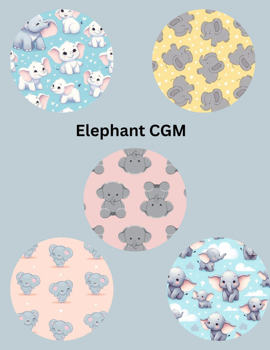 Elephant Dexcom G7, G6, Libre CGM Omnipod Cover Patches, Pack of 5