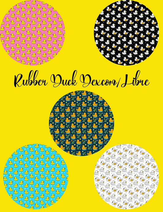 Rubber Duck Dexcom G7, G6, Libre CGM Cover Patches, Pack of 5