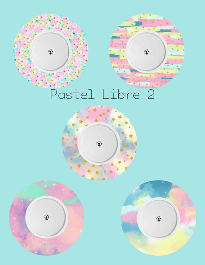 Pastel Dexcom G7/Libre CGM Covers, Style Pack of 5